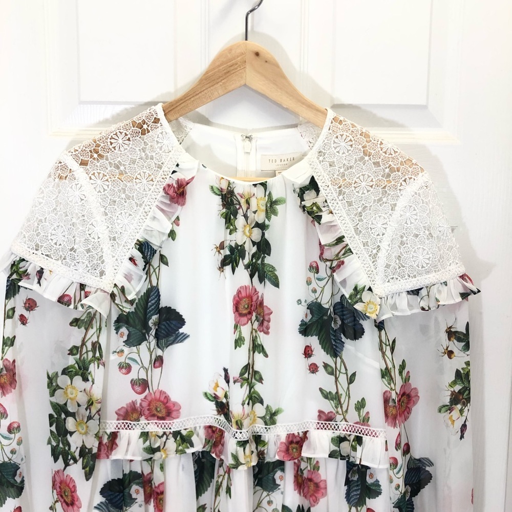 SOLD Ted Baker London Maryam Oracle Floral Dress - Picture 3 of 8